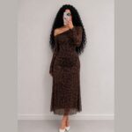 پلنگی یقه رومی بلند